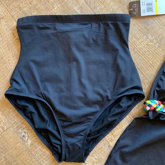 anne cole high waist swim bottom